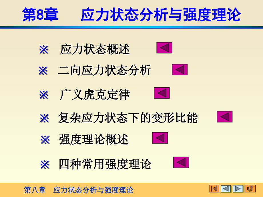 材料力学课件第八章应力状态与强度理论_第1页