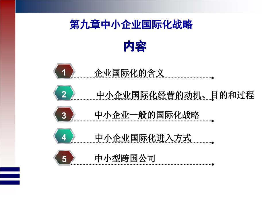 9第九章中小企业国际化战略_第1页