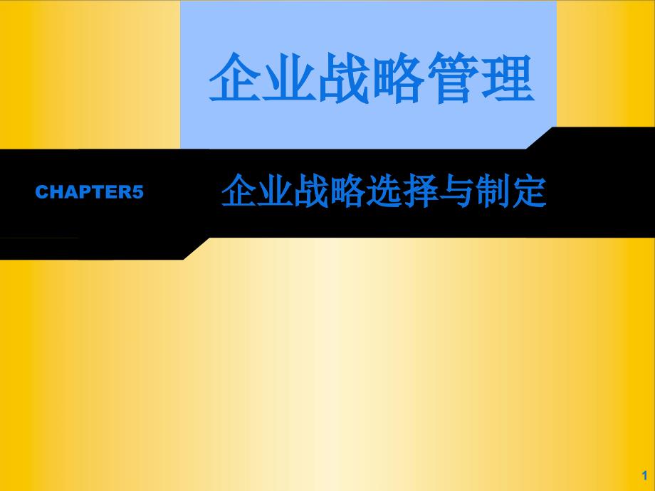 5企业战略选择与制定(ppt247)_第1页