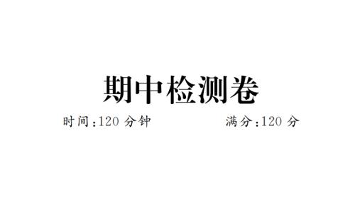 2022～2023學年人教版數(shù)學七年級上冊：期中檢測卷復習題課件