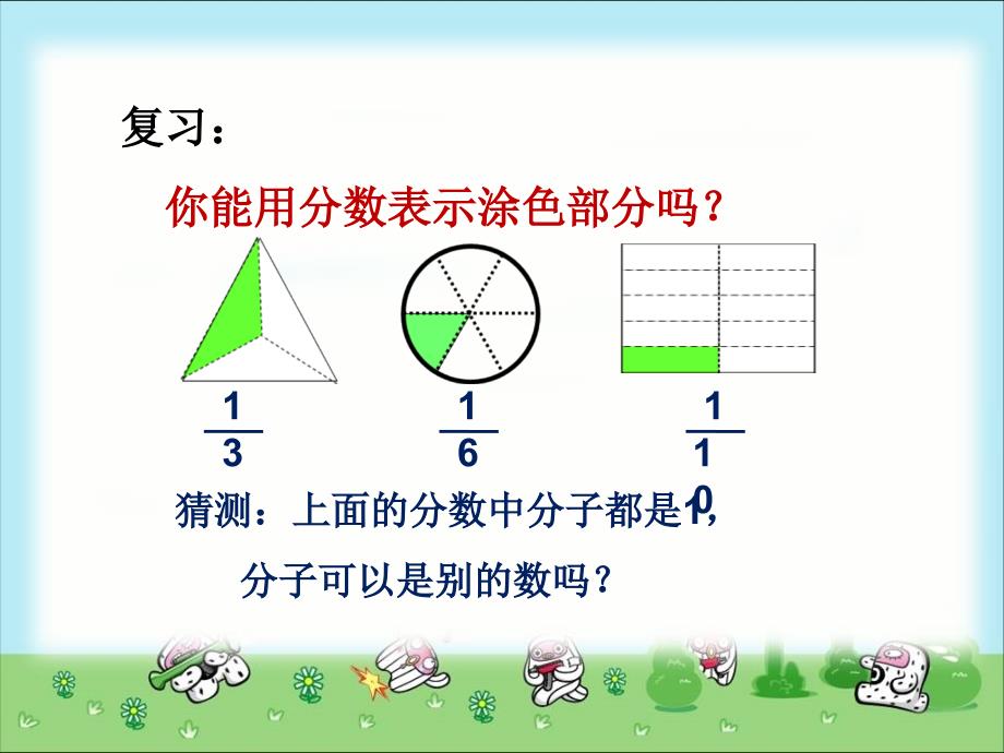 苏教版三年级上册认识几分之几_第1页