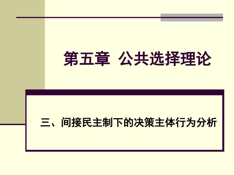 武大龚锋财政学第四章 公共选择理论2(精品)_第1页