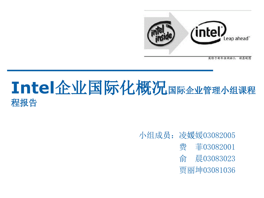 XXXX管理学考研intel_第1页