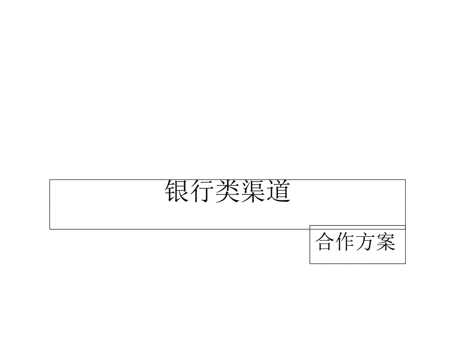 品牌合作與銀行合作方案_第1頁