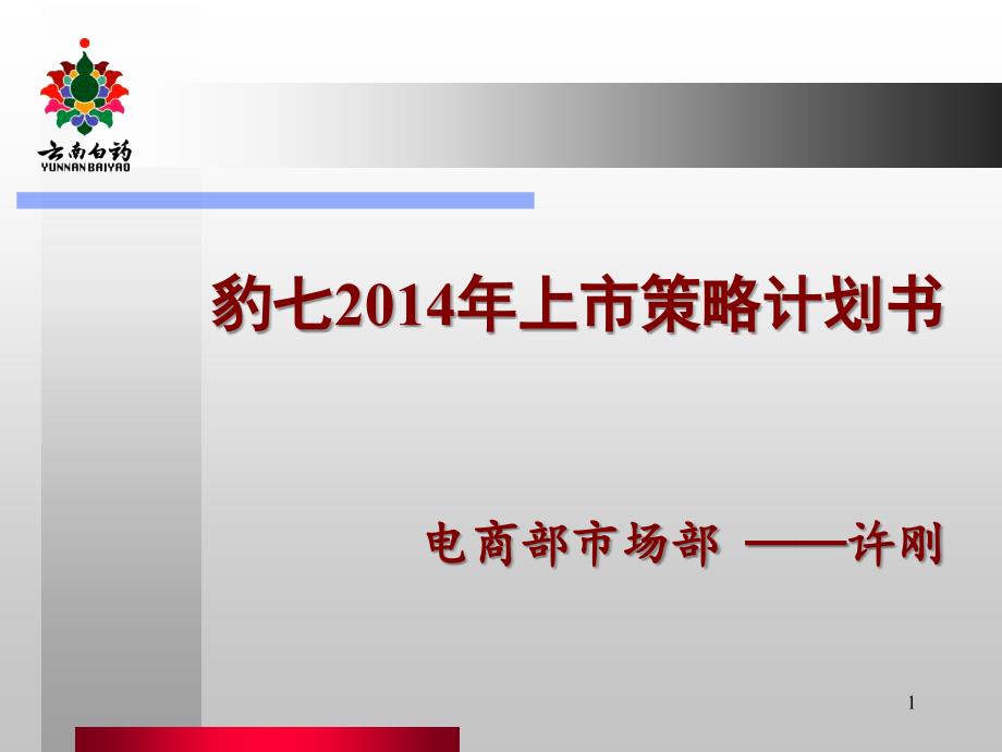 豹七上市策略計(jì)劃書_第1頁