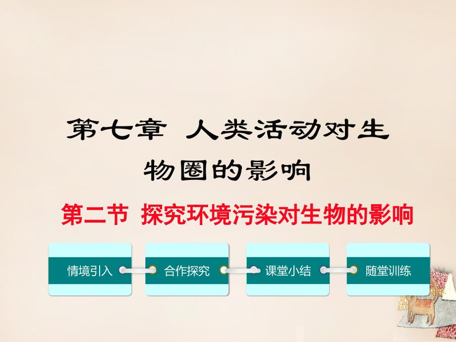 探究环境污染对生物的影响课件7人教版_第1页