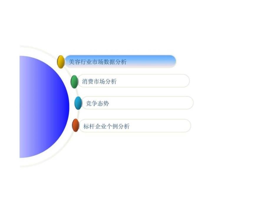 美容行业市场分析_第1页