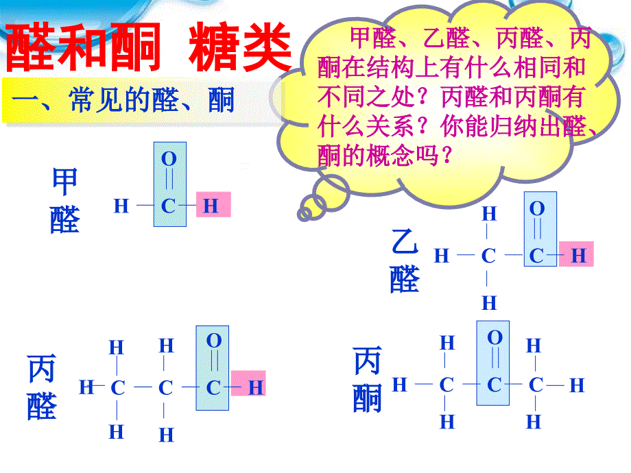 高中化学《醛、酮糖类》_第1页