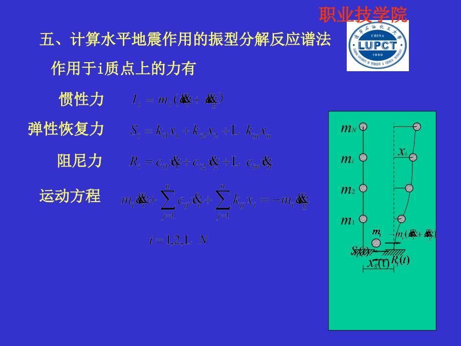 五计算水平地震作用的振型分解反应谱法_第1页