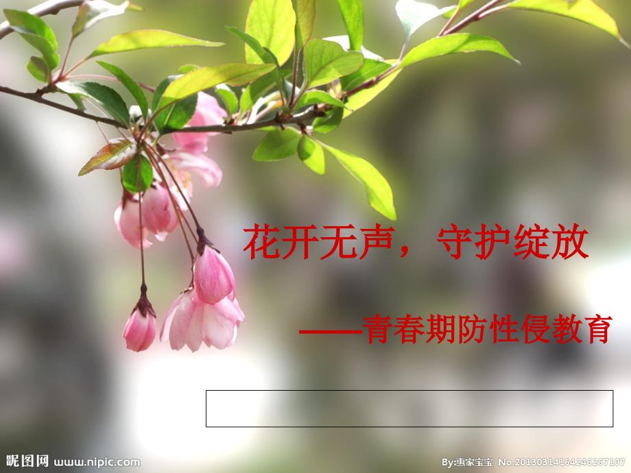 中學(xué)生預(yù)防性侵——花開無聲守護(hù)綻放1_第1頁