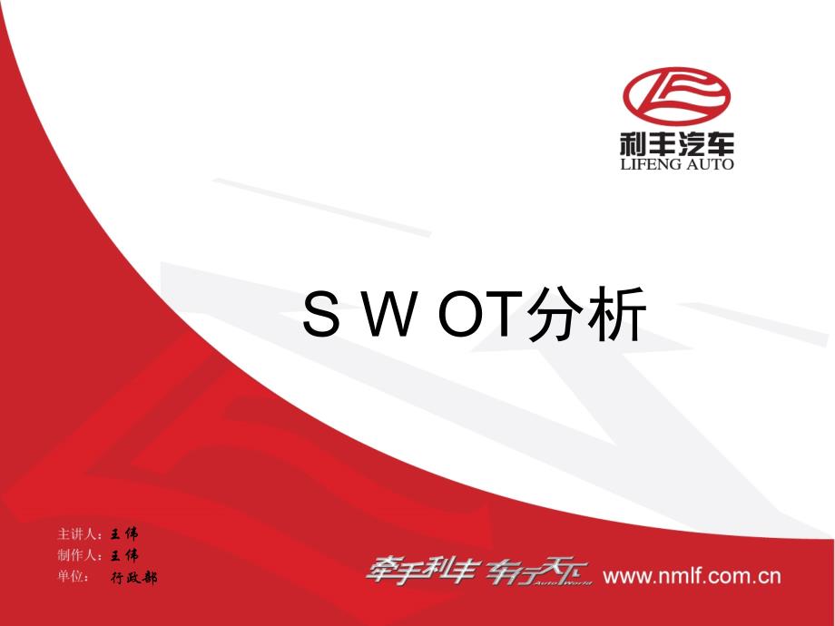 利丰汽车SWOT分析_第1页