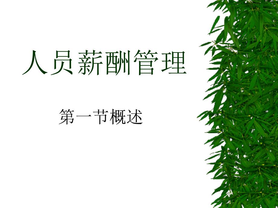 公司人员薪酬管理_第1页