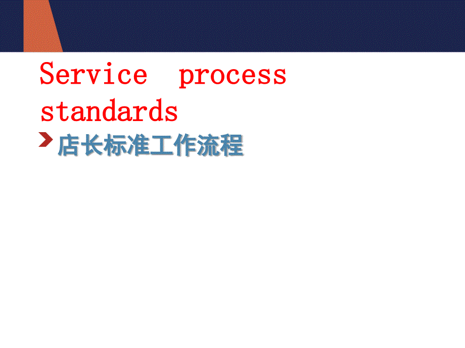 餐饮部店长标准工作流程课件_第1页