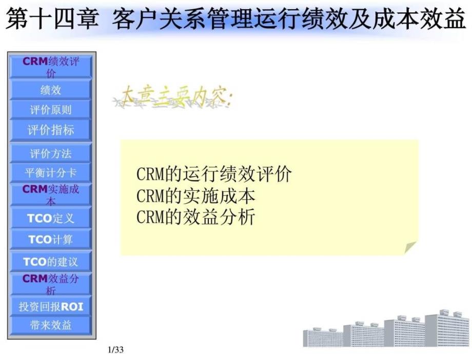 客户关系管理运行绩效及成本效益分析-客户关系管理_第1页