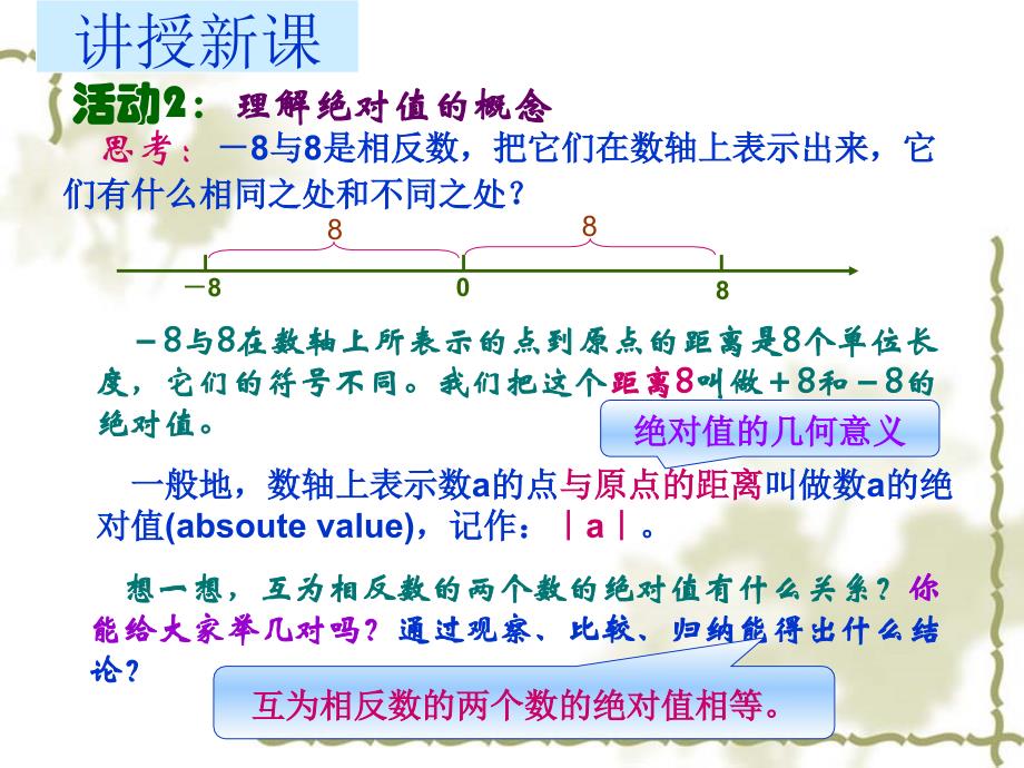 思考与是相反数把它们在数轴上表示出来它们有什_第1页