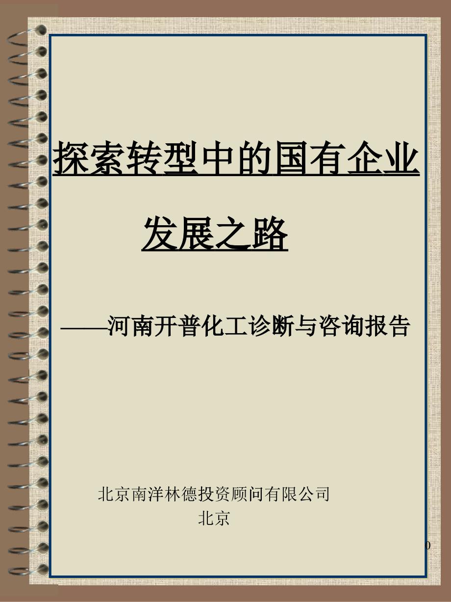 化工行业诊断与咨询报告_第1页