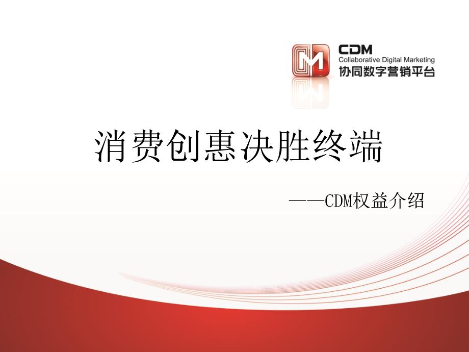 协同数字营销CDM项目介绍_第1页