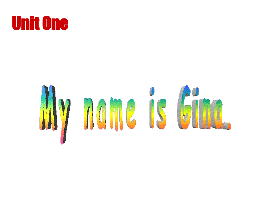 期末复习课件_unit1_My_name's_Gina_第1页