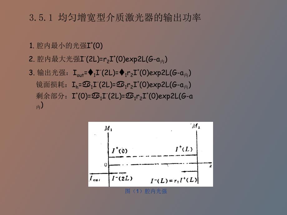 激光器的輸出特性激光器的輸出功率_第1頁