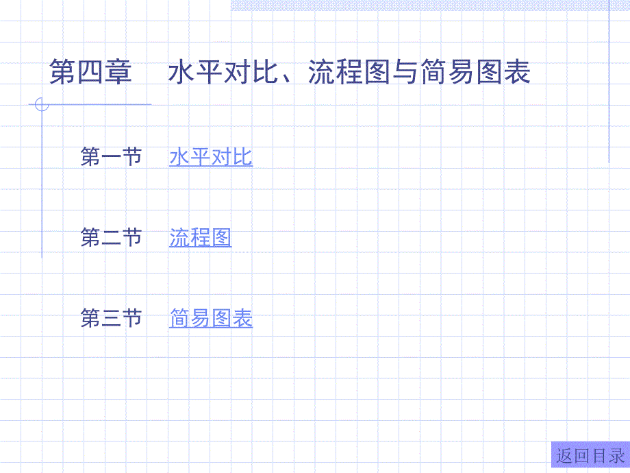 教學(xué)課件：第四章-水平對比、流程圖與簡易_第1頁