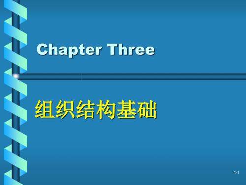 CH03組織結(jié)構(gòu)基礎(chǔ)