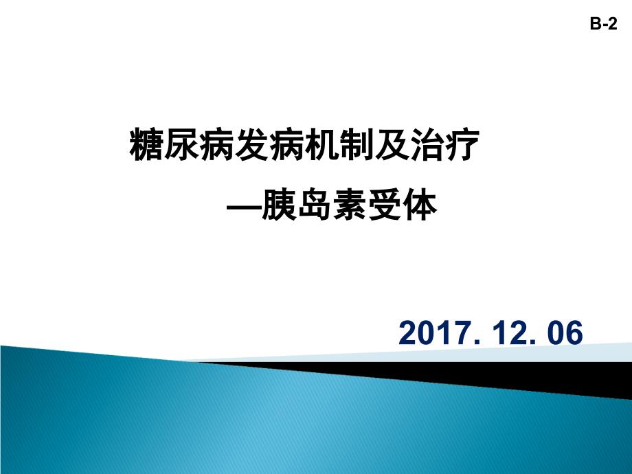 糖尿病发病机制和治疗PPT课件_第1页