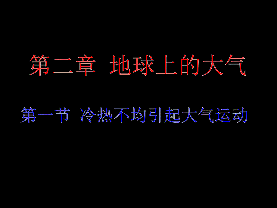 省级高中地理ppt课件热力环流_第1页