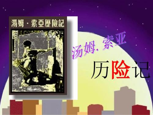 人教版《湯姆索亞歷險(xiǎn)記》課件