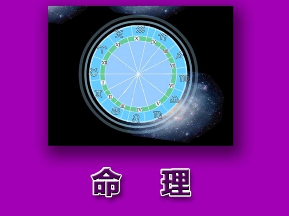 《命理》星盤PPT模板_第1頁