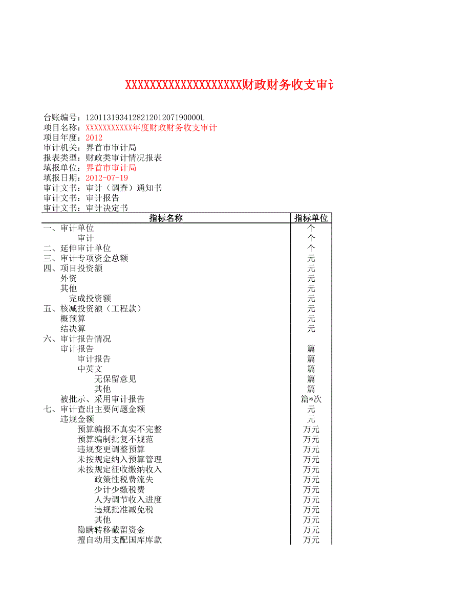 財務(wù)收支類審計臺賬模板_第1頁