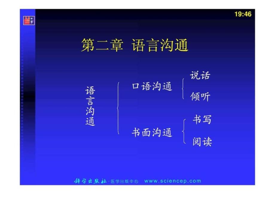 《人际沟通(中职护理专业案例版)》第二章语言沟通图文课件_第1页