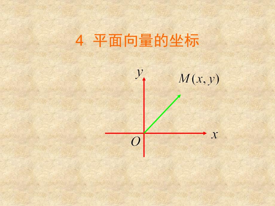 平面向量的坐标表_第1页