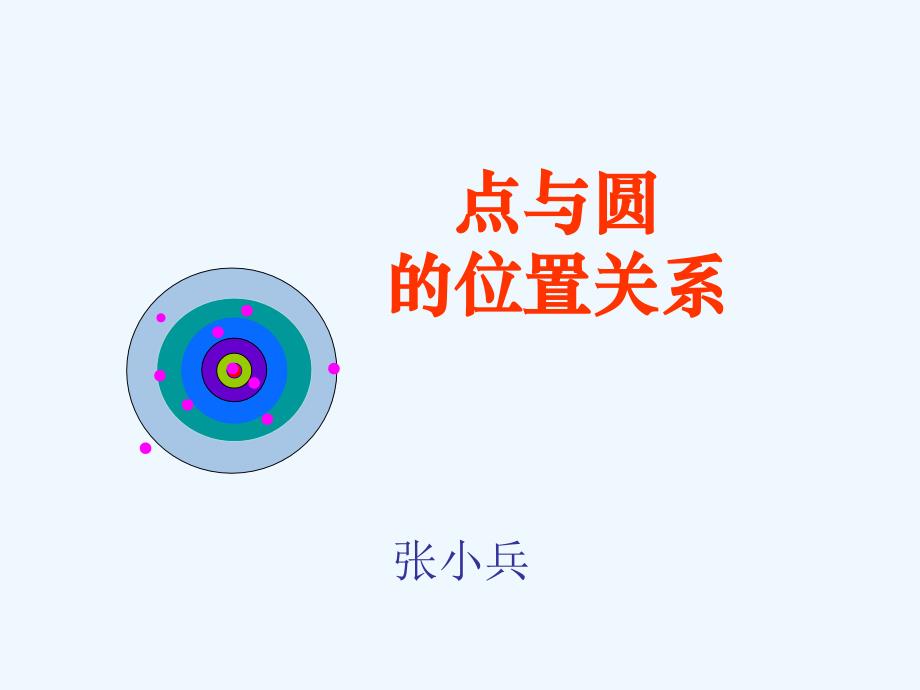 《点与圆的位置关系》课件_第1页