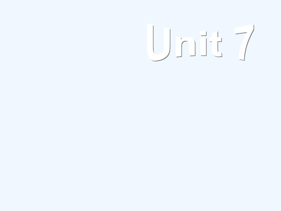 八年级下 Unit7_第1页