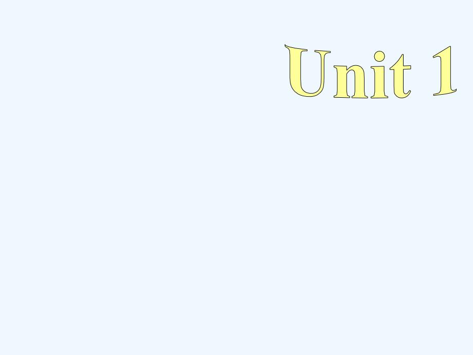 八年级英语下册 uint 1_第1页