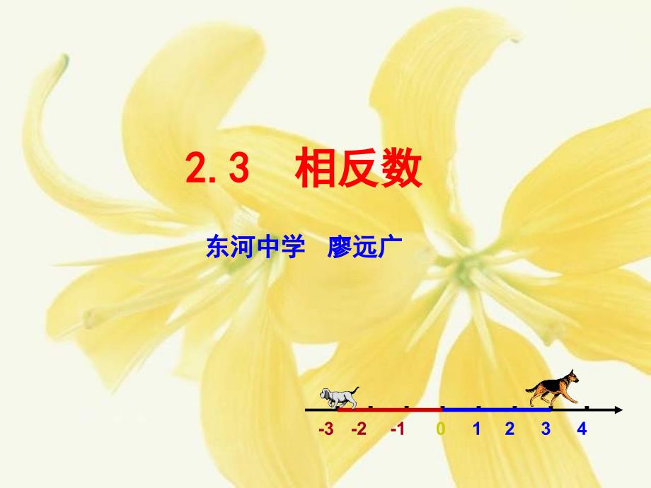 數(shù)學(xué)華東師大版七年級上冊《相反數(shù)》課件_第1頁