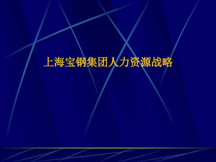 某寶鋼集團人力資源戰(zhàn)略措施_第1頁