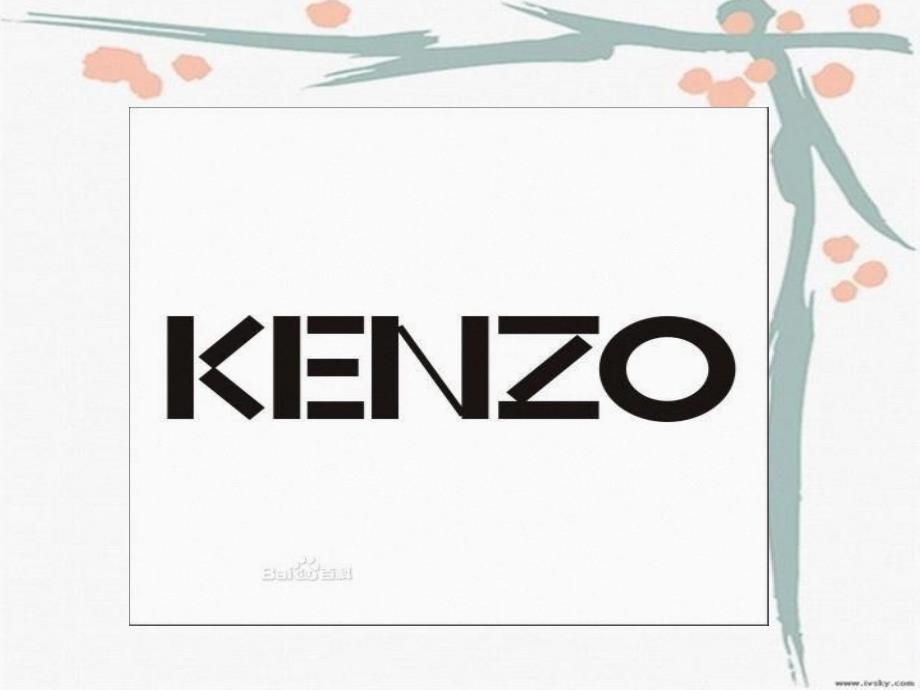 KENZO品牌服装流行展示_第1页