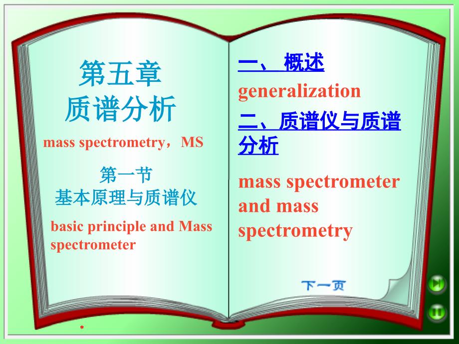 质谱分析与质谱仪_第1页