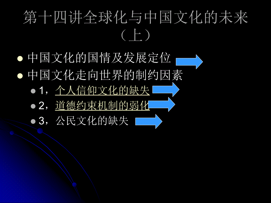 全球化与中国文化的未来上_第1页