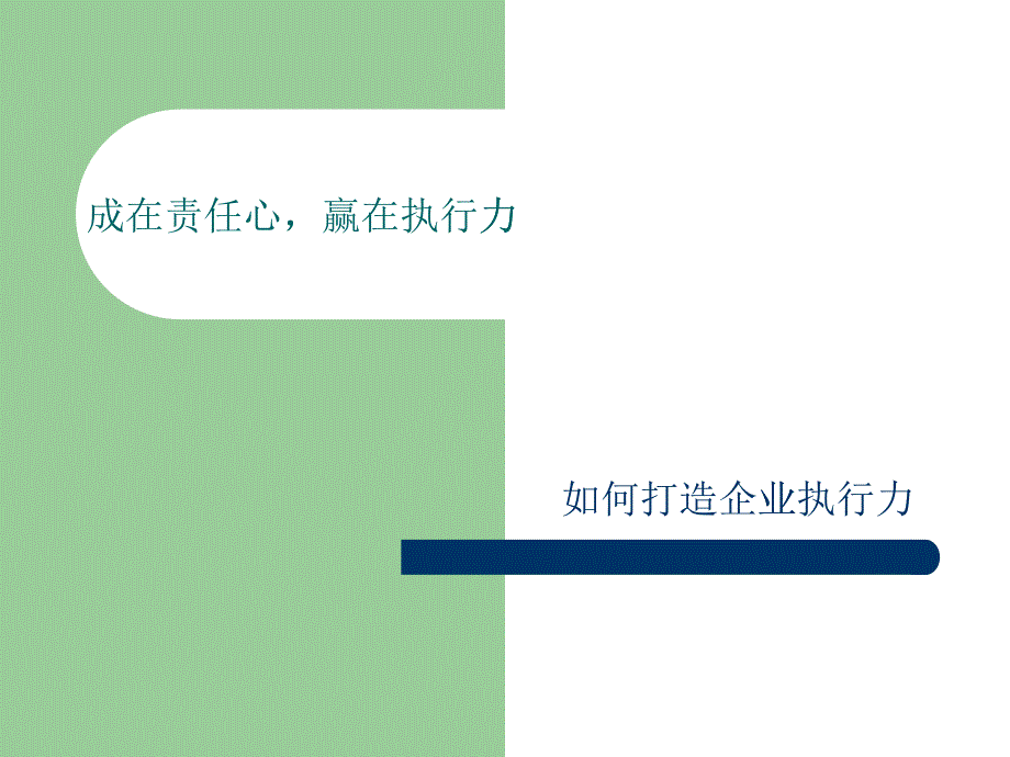 如何打造企业执行力(PPT 45页)_第1页