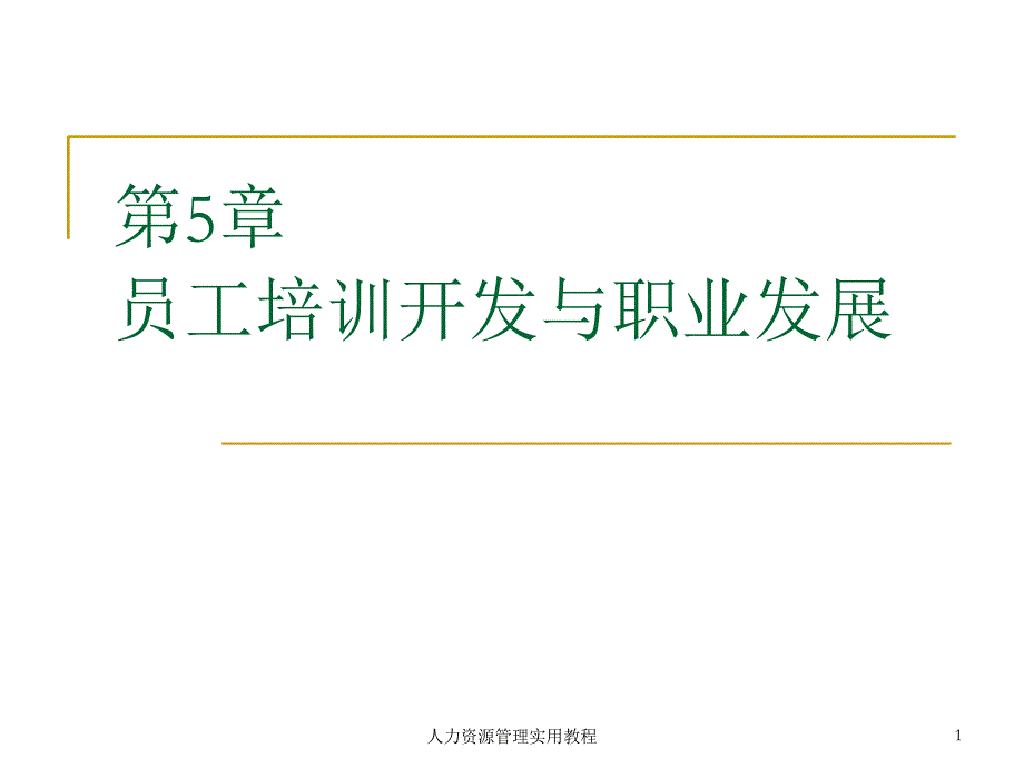 员工培训开发与职业发展开始GGG_第1页