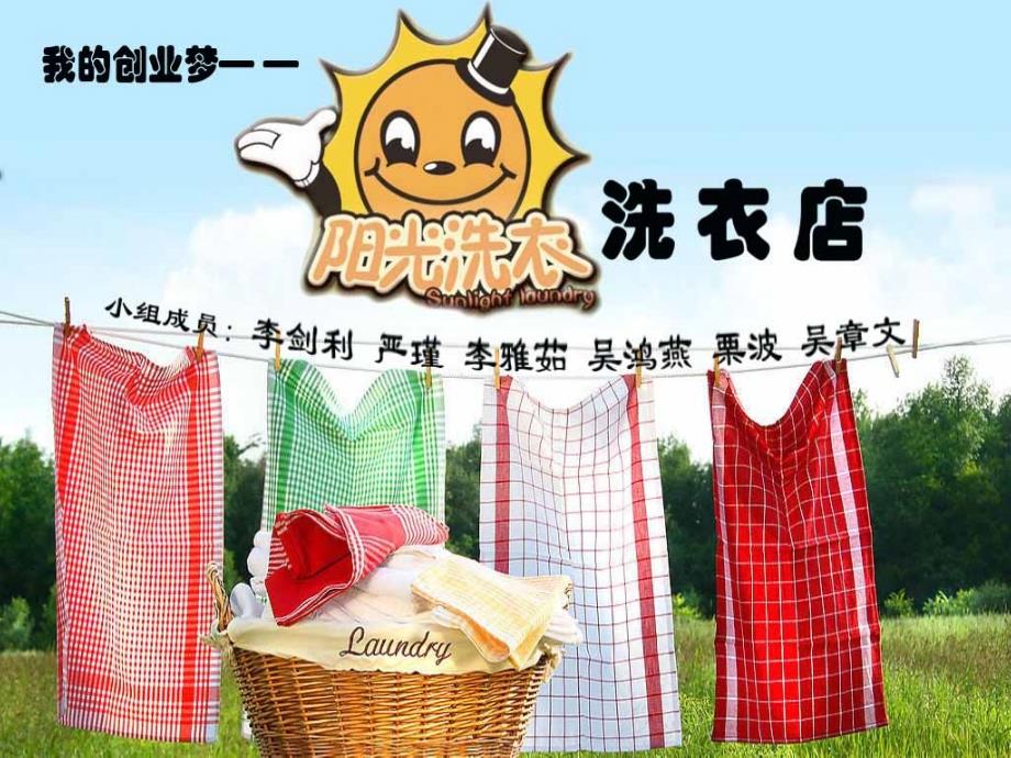 阳光洗衣店创业计划_第1页