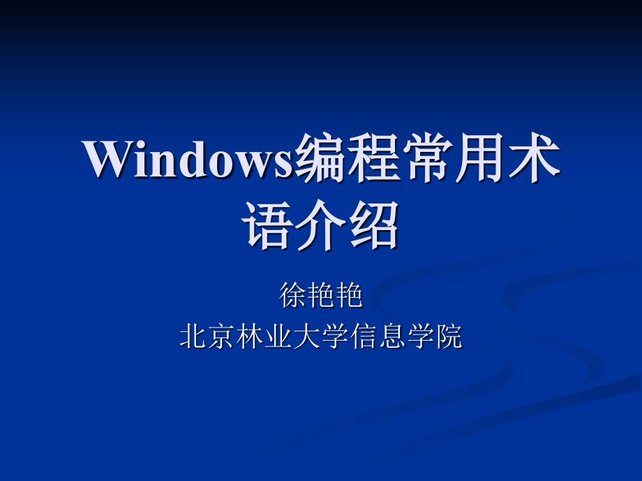 Windows編程常用術(shù)語介紹_第1頁