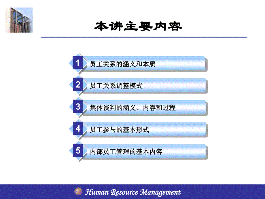 南开大学人力资源管理课件-10章员工关系管理_第1页