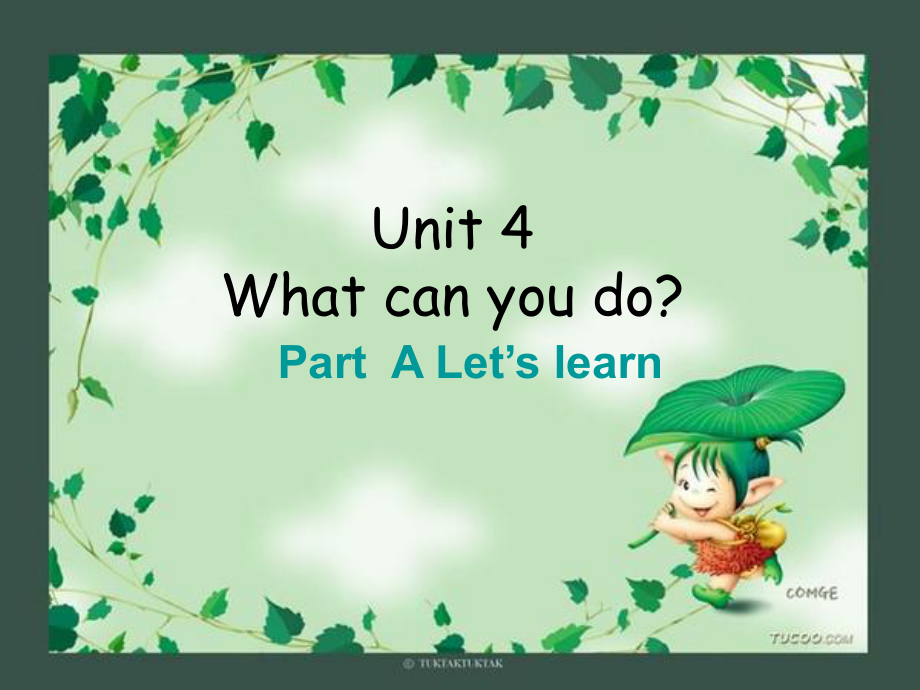 PEP五上unit4Alet’slearn_第1页