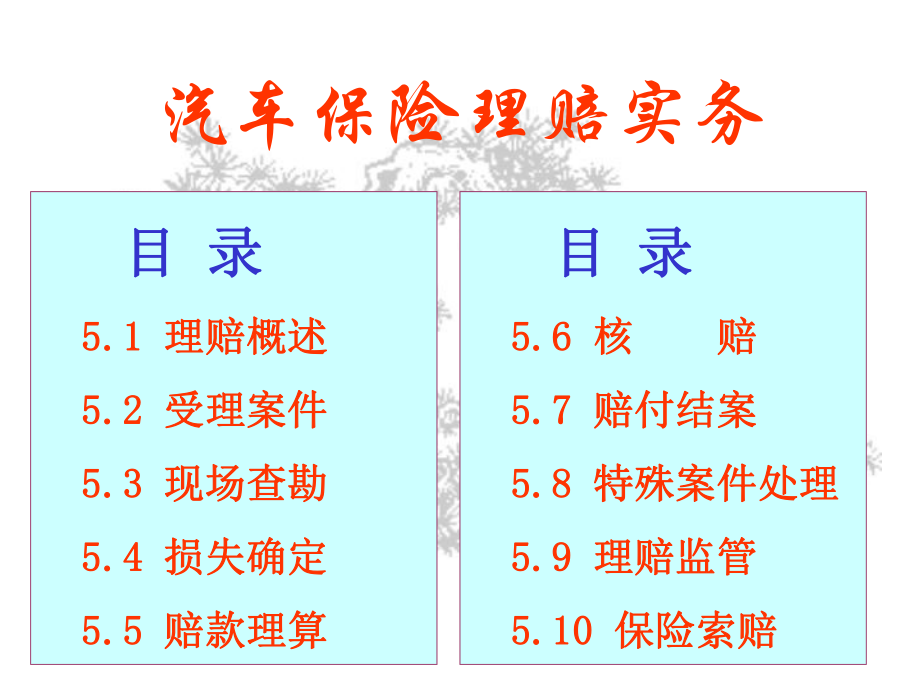 汽车理赔操作实务手册_第1页