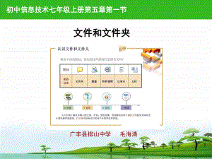 信息技術：《文件和文件夾》課件