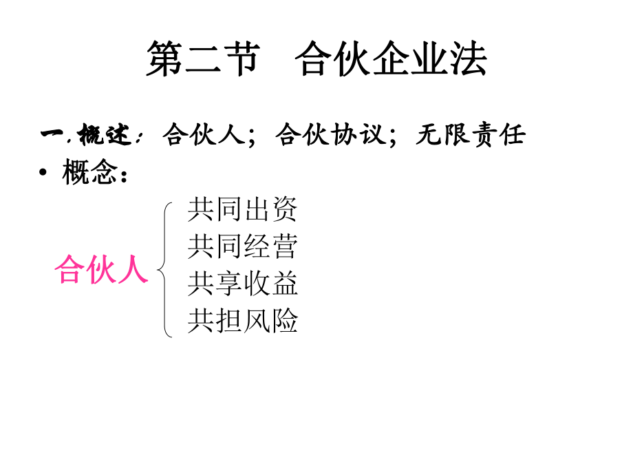 經(jīng)濟法課件：第四章 企業(yè)法（二）_第1頁