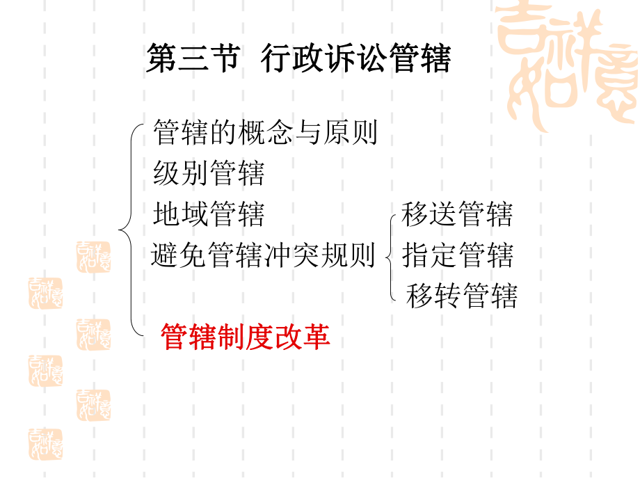 行政法與行政訴訟法：第三節(jié) 行政訴訟管轄_第1頁